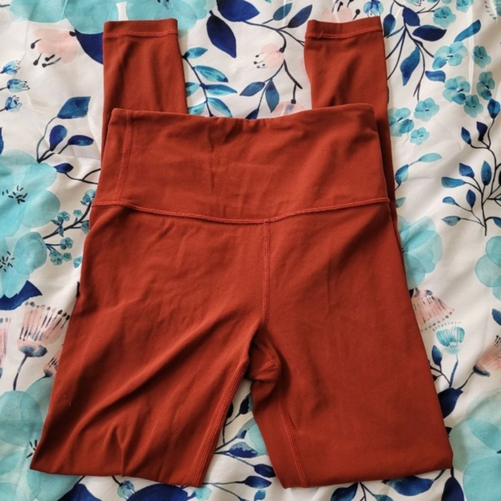 Athleta red ultra high rise elation tight leggings